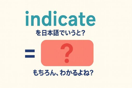 indicate